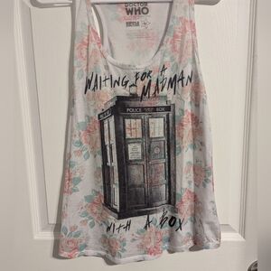DOCTOR WHO Floral Tank Top